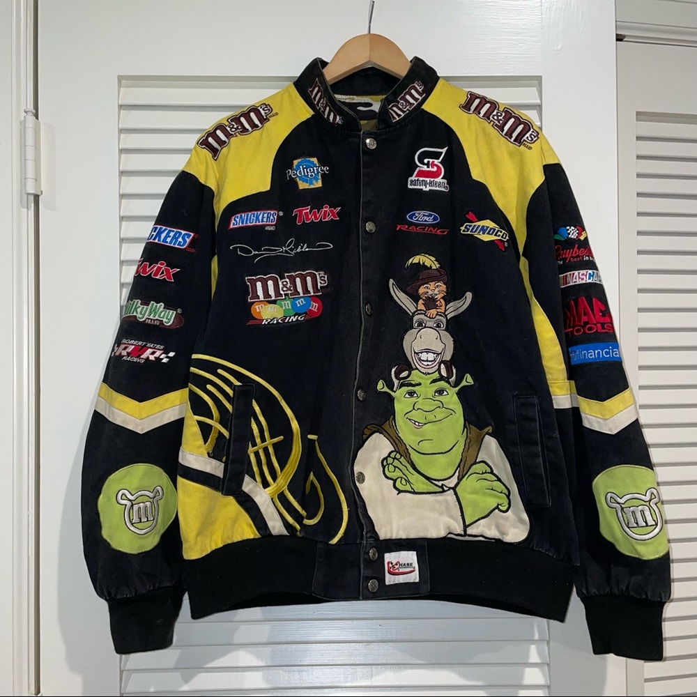 REVERSIBLE NASCAR 38 Elliot Sanders M&M Shrek